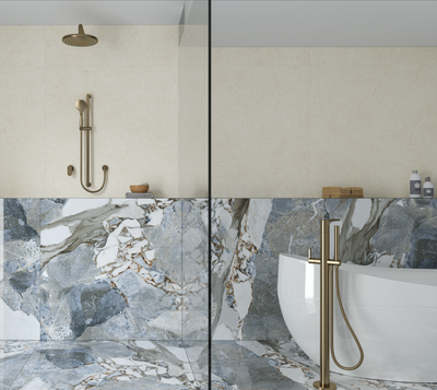 Ravello Azzuro 24x48 Polished Finish Porcelain Tile