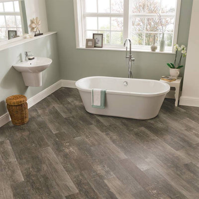 Karndean Rigid Core Reclaimed Redwood 7"x48" Vinyl Flooring