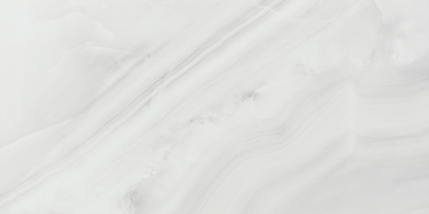 Rodas White 12x24 Polished Finish Porcelain Tile