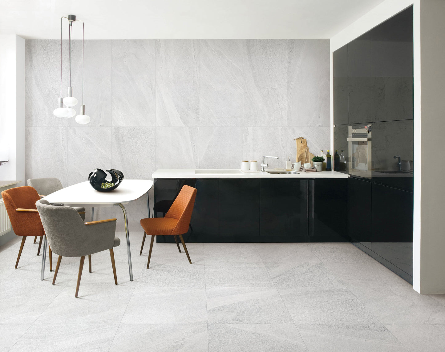 Limestone Light Grey 24"x48" Matte Finish Porcelain Tile
