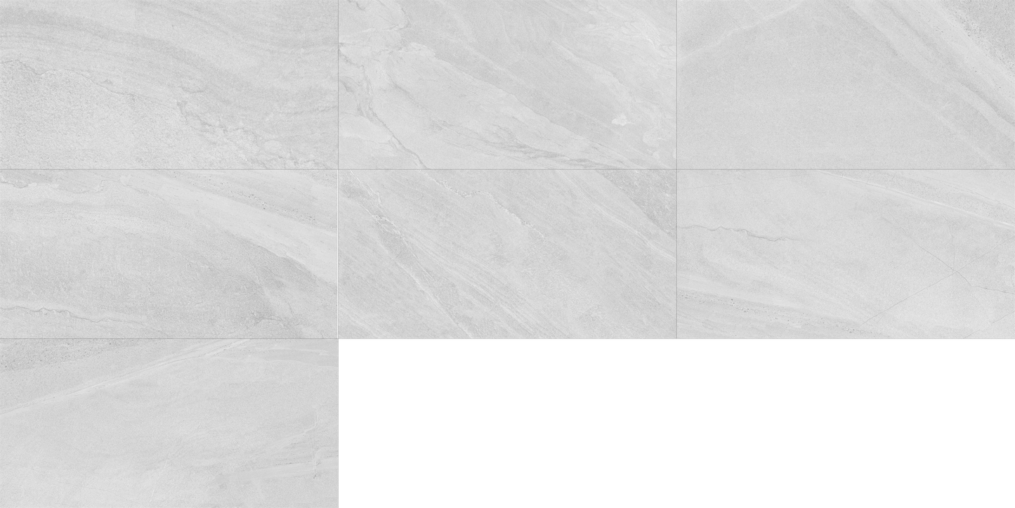 Limestone Light Grey 24"x48" Matte Finish Porcelain Tile