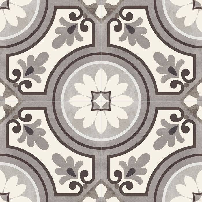 Saint Germain Pattern 8x8 Matte Porcelain Decorative Tile