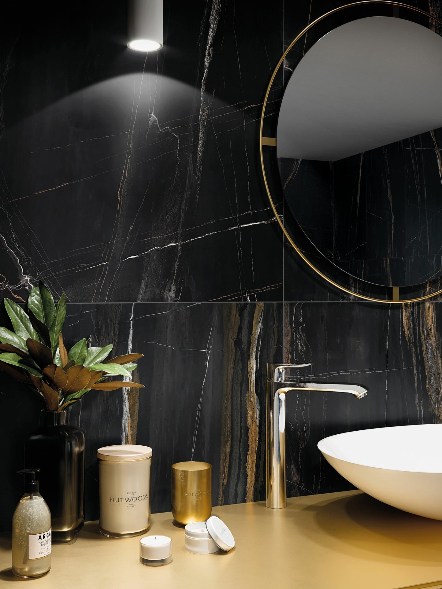 Saint Laurent 24x48 Polished Marble Look Porcelain Tile