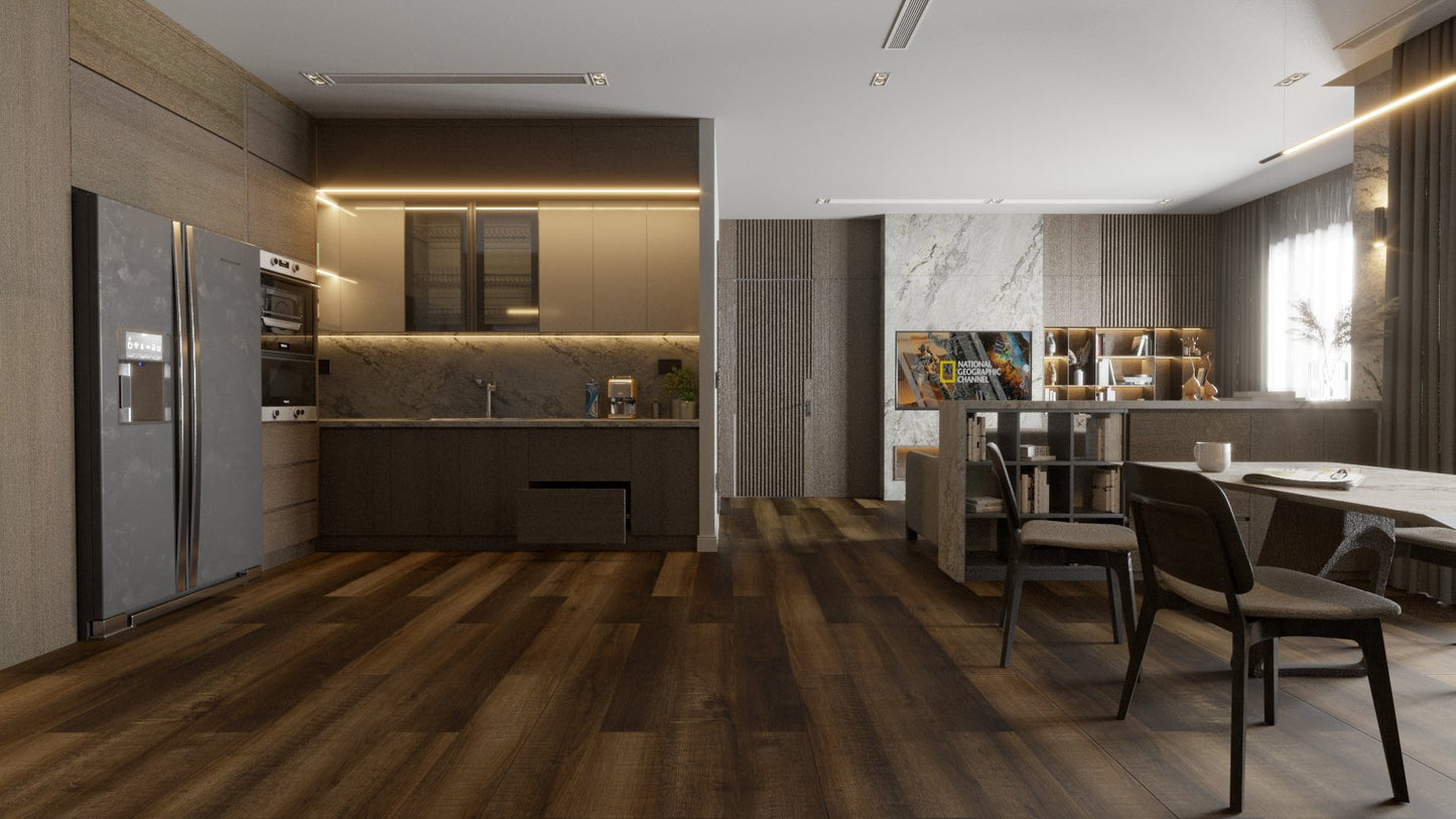 Infinity Floor Aurora 6.5mm SPC LVP Flooring 7"x48"
