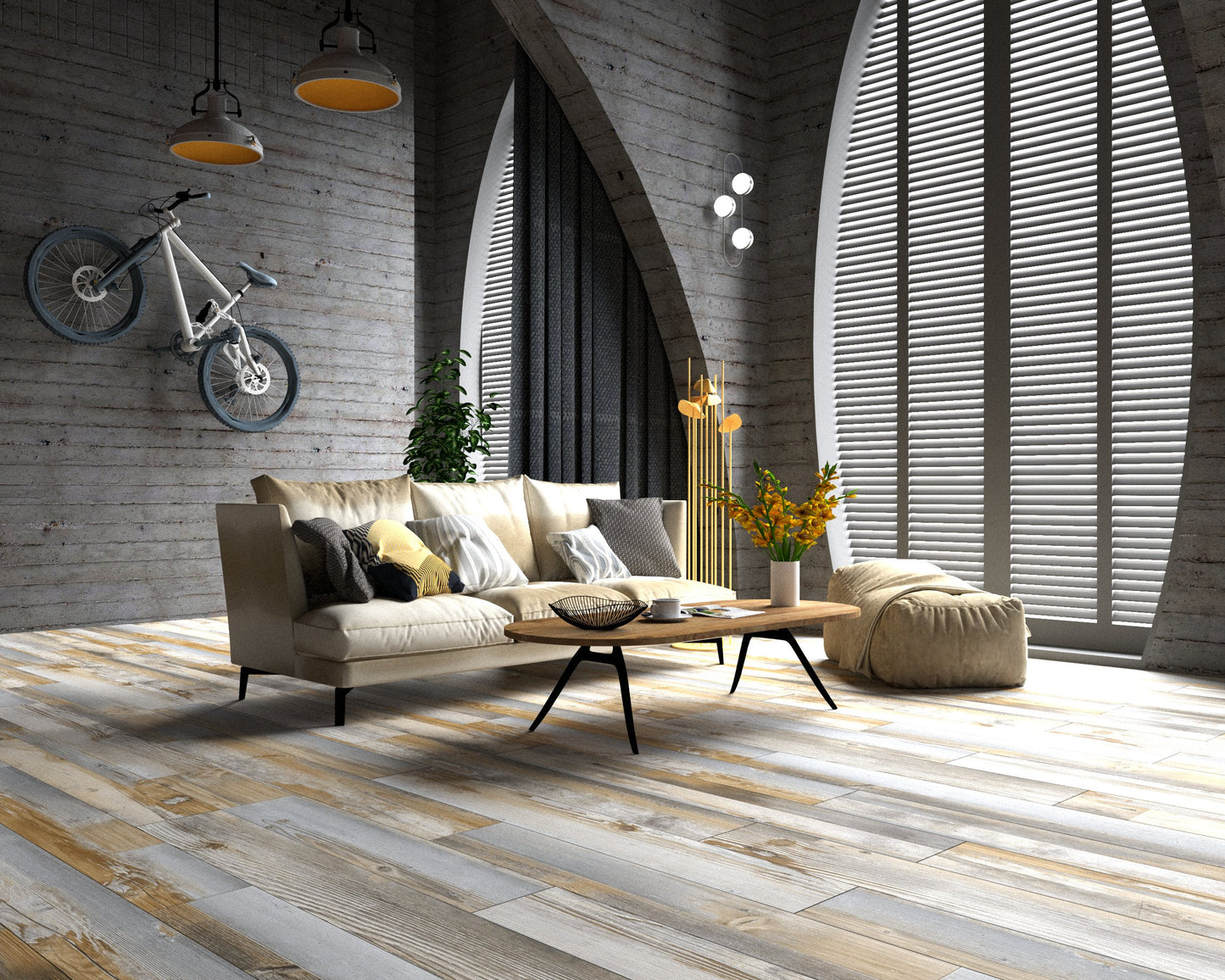 Infinity Floor Cascade 6.5mm SPC LVP Flooring 7"x48"