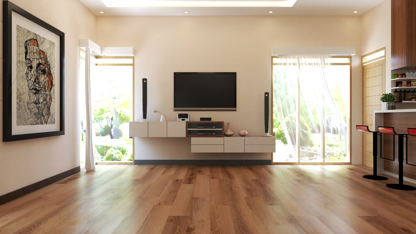 Infinity Floor Glacier 6.5mm SPC LVP Flooring 7"x48"