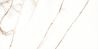 Melbourne 24x48 Polished Finish Marble Look Porcelain Tile