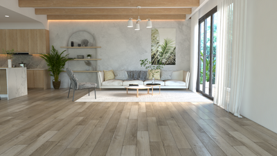 Infinity Floor Chestnut 7mm SPC LVP Flooring 9"x60"