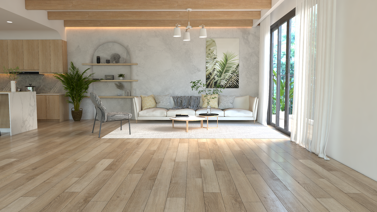Infinity Floor Russet 7mm SPC LVP Flooring 9"x60"