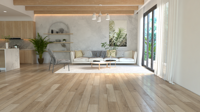 Infinity Floor Russet 7mm SPC LVP Flooring 9"x60"