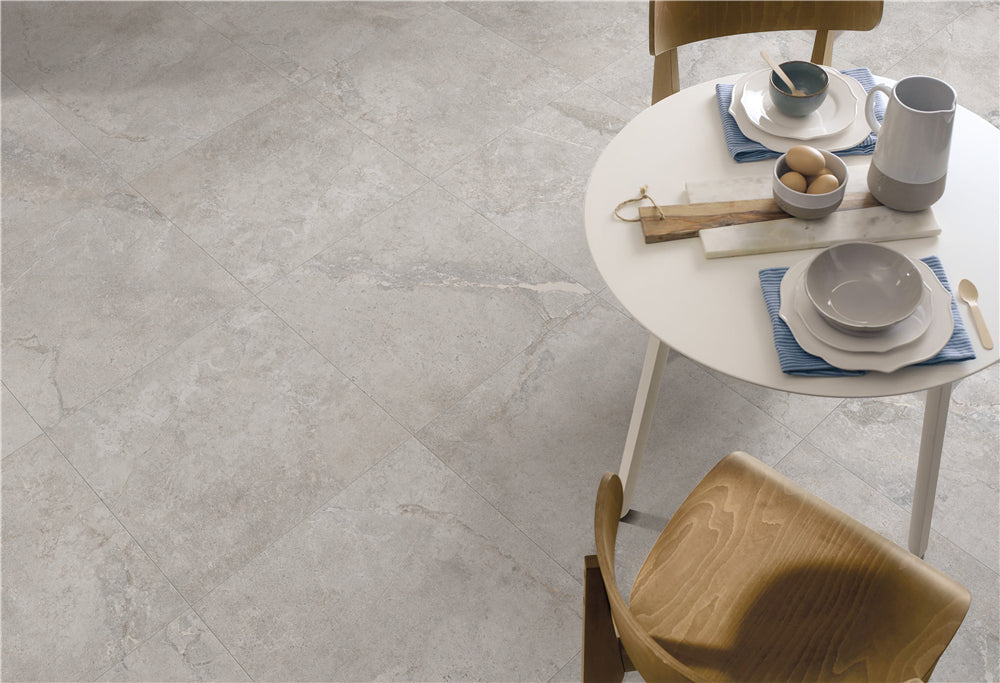 Stone Valley White 24x24 Matte Finish Porcelain Tile