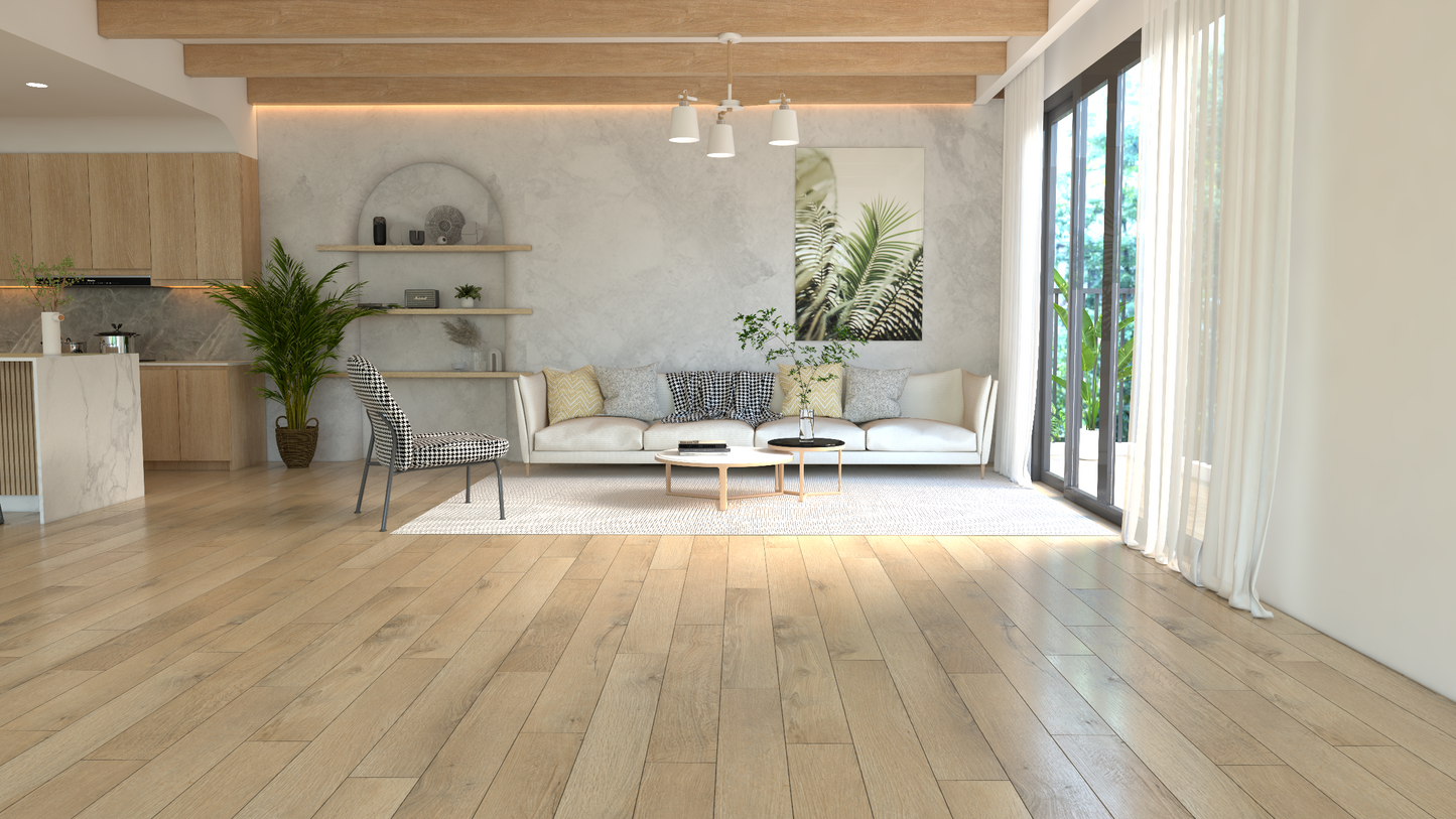 Studio Sandy Pine 7mm SPC Luxury Vinyl Flooring 9"x60"