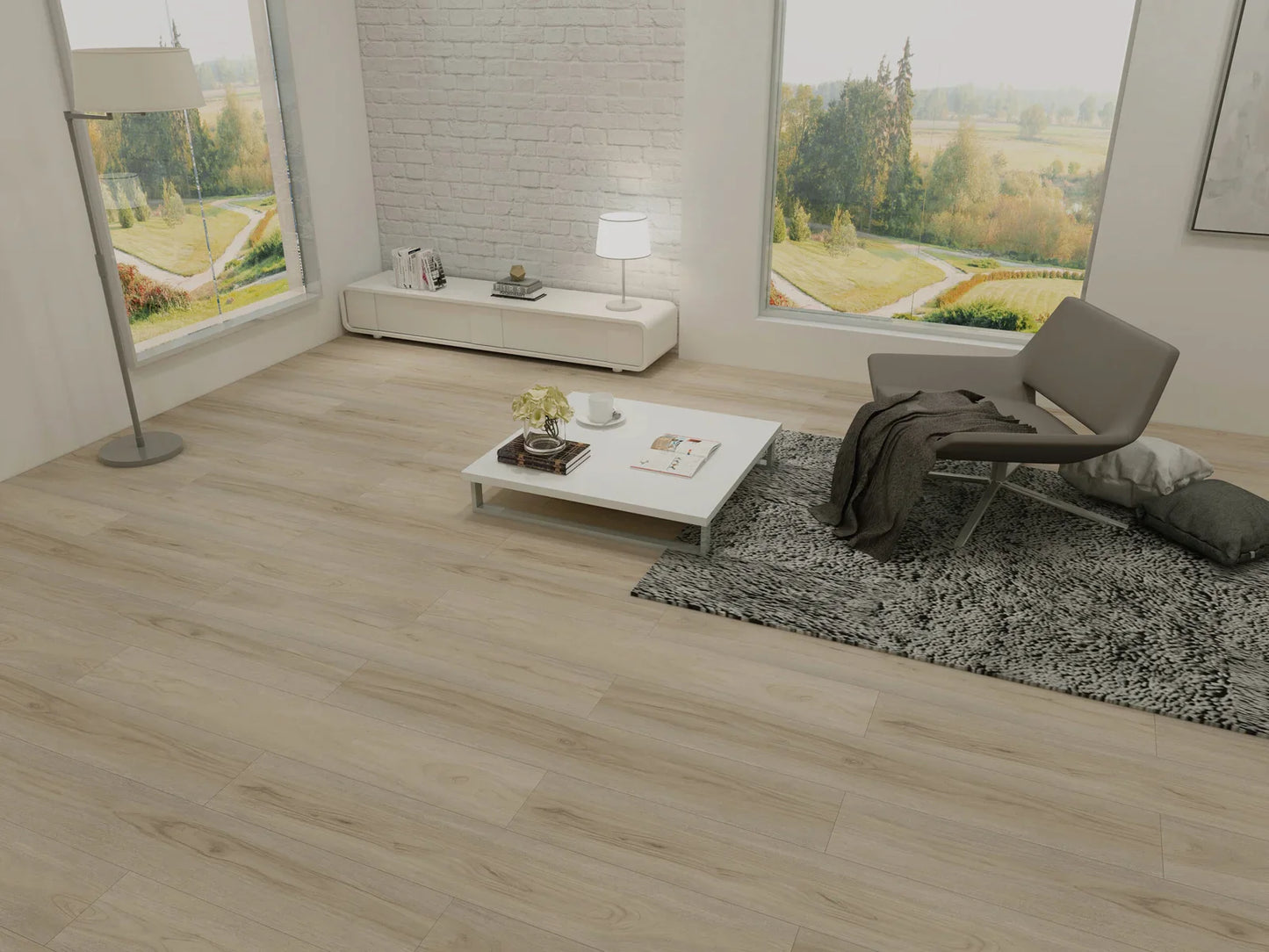 Floor Tek Summit Meadow 9"x60" SPC Vinyl Flooring