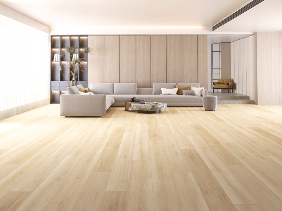 HTBC Maple Essence Toffee 9"x60"x12mm Laminate Flooring