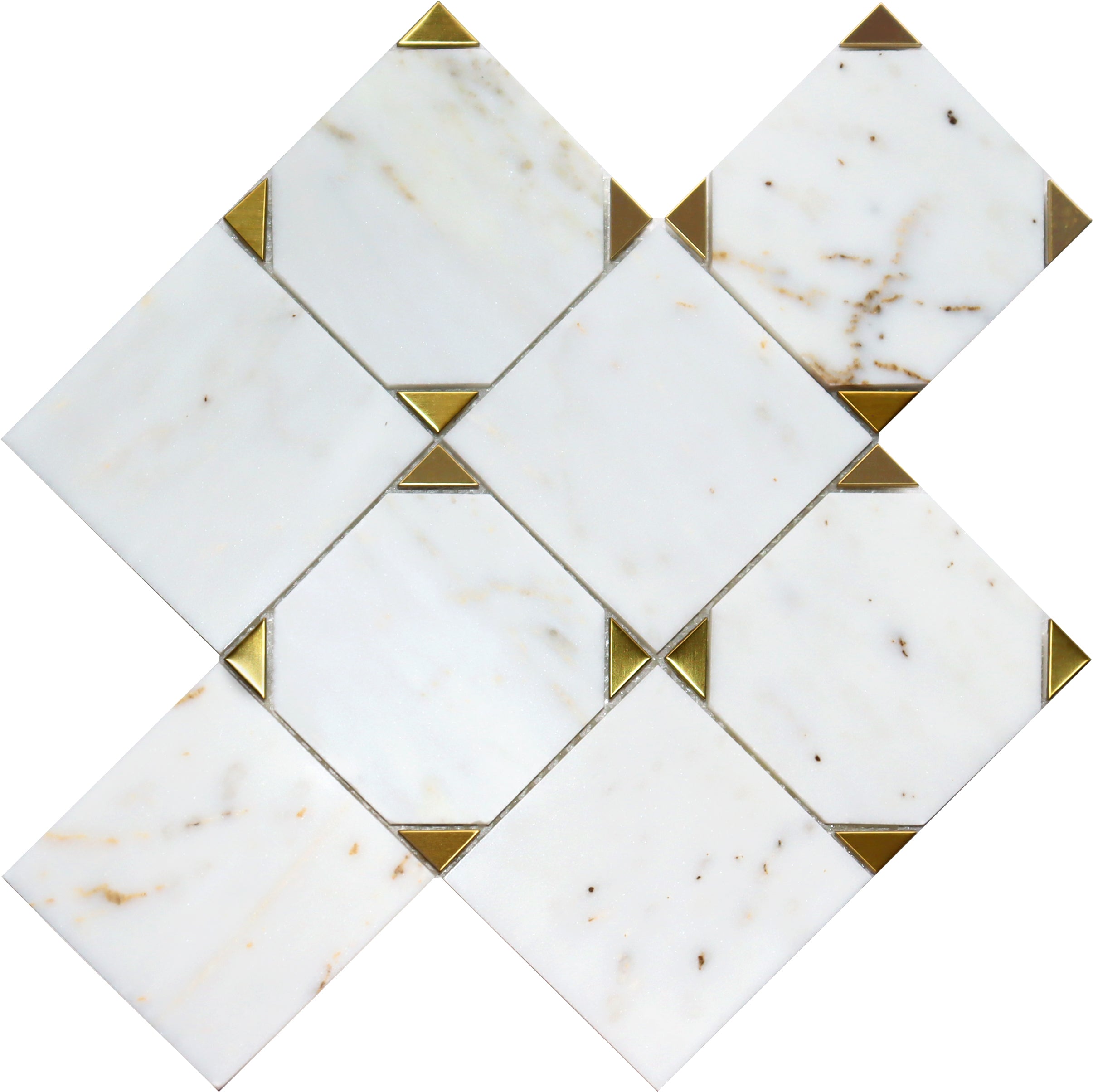 Gold Marble Tile closeup