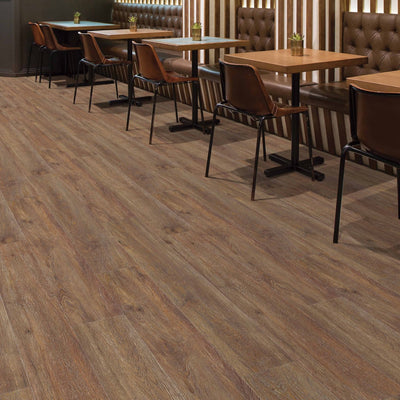 Next Floor Umber Oak 7"x48" Luxury Vinyl Flooring