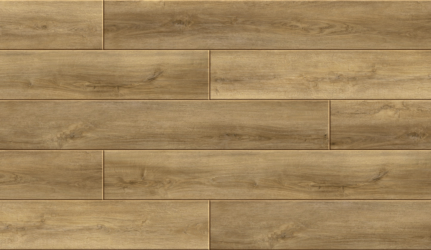 Vector Luxe Coast Oak 8mm WPC Luxury Vinyl Flooring 7"x60"