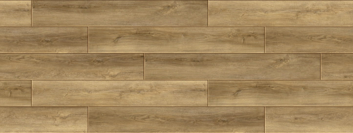 Vector Luxe Coast Oak 8mm WPC Luxury Vinyl Flooring 7"x60"
