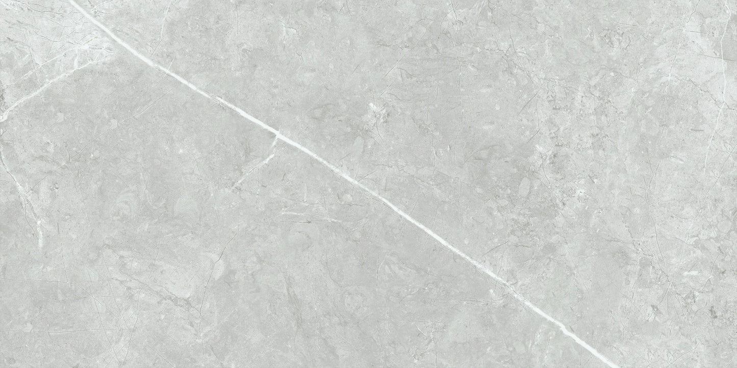 Vena White 12x24 Matte Finish Marble Look Porcelain Tile