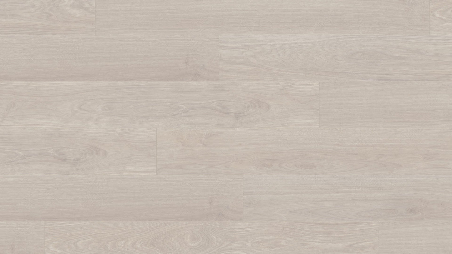 Eurostyle Waveless White 7"x54"x8mm Laminate Flooring