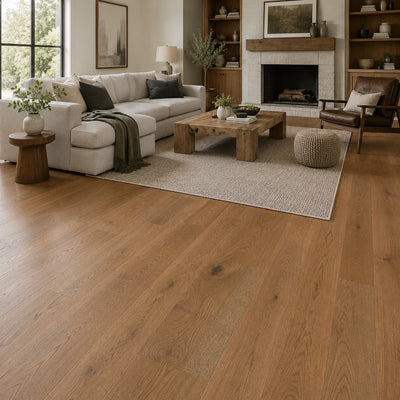 Avenor Velora 14mm hardwood flooring with natural oak grain