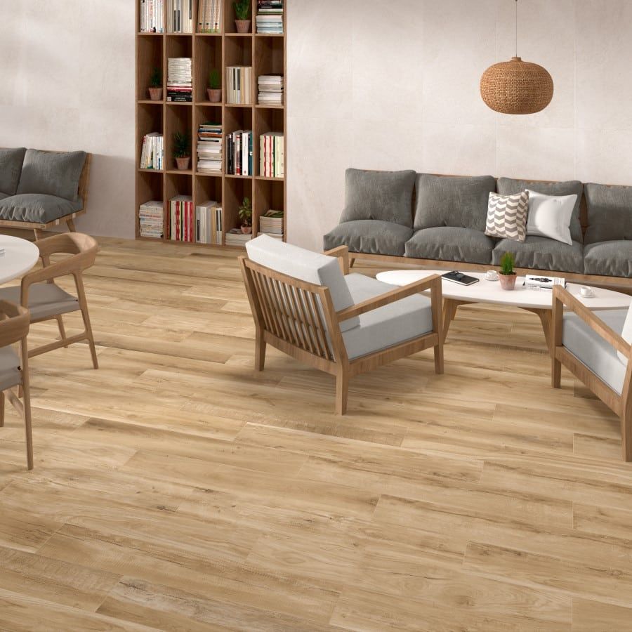 Eternal Roble Wood-Look 8"x48" Porcelain Tile